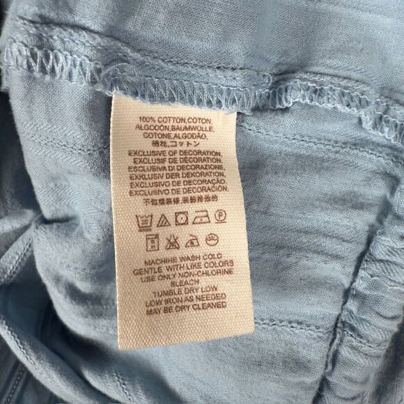 Free People Blue Crop Top - Picture 8 of 9